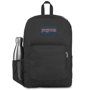 Jansport Cross Town Backpack, 70% Recycled, Black